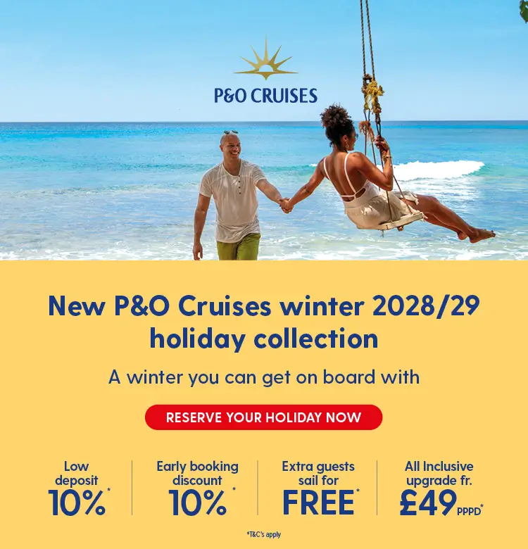 P&O Cruises Winter 2028-29 Sailings